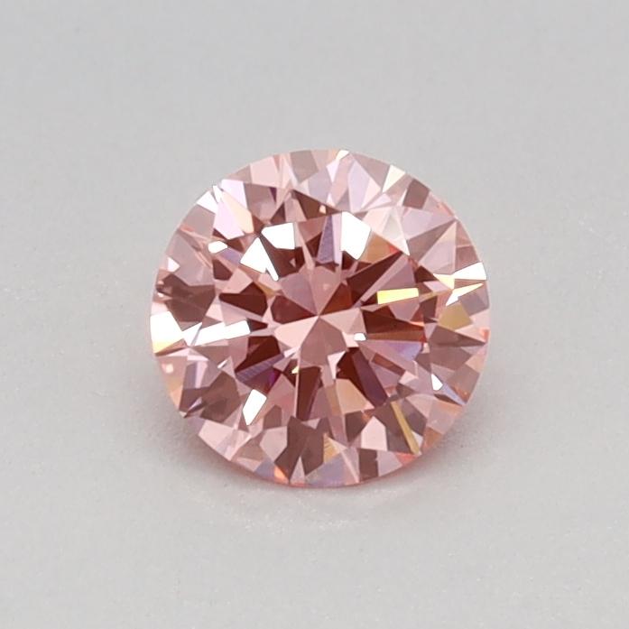 0.31 Ct. Fancy Vivid Pink Round Lab Grown Diamond