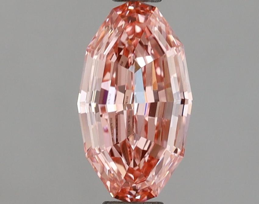 1.07 Ct. Fancy Vivid Pink Oval Lab Grown Diamond