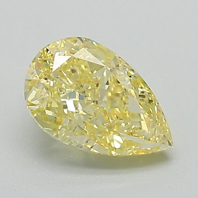 1.03 Ct. Fancy Intense Yellow Pear Lab Grown Diamond