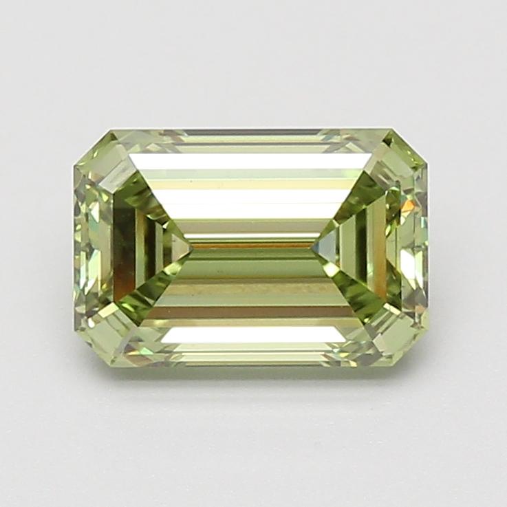 2.06 Ct. Fancy Vivid Green Emerald Lab Grown Diamond
