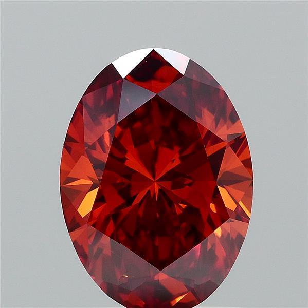 1.50 Ct. Fancy Vivid Orange Oval Lab Grown Diamond
