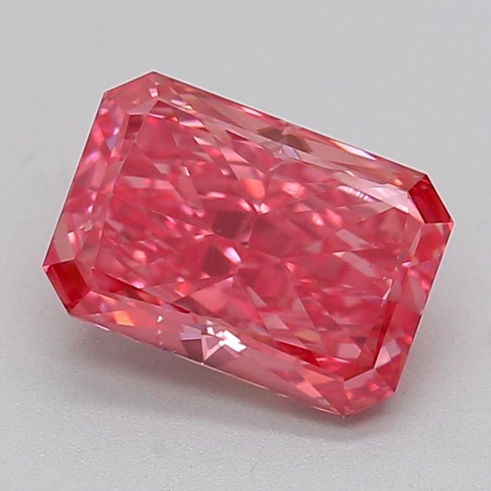 1.53 Ct. Fancy Vivid  Pink Radiant Lab Grown Diamond