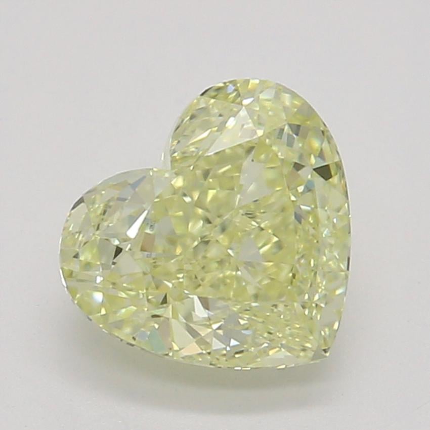 0.72 Ct. Fancy Yellow Heart Diamond
