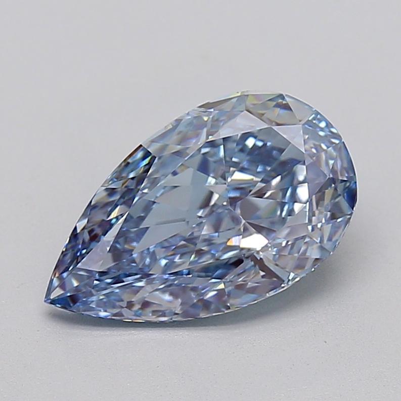 2.56 Ct. Fancy Intense  Blue Pear Lab Grown Diamond