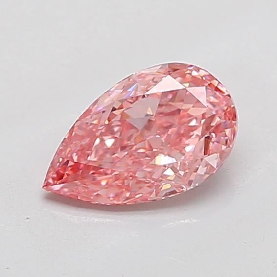 1.02 Ct. Fancy Vivid Pink Pear Lab Grown Diamond