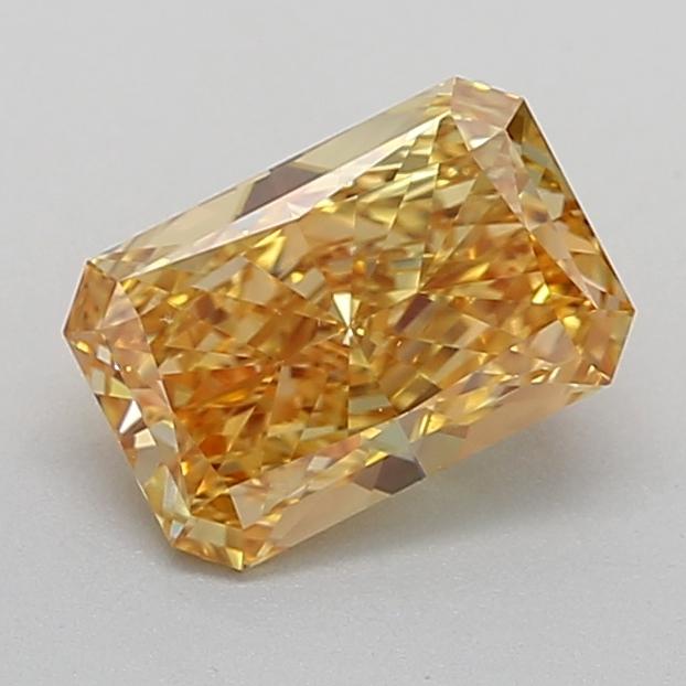 1.51 Ct. Fancy Intense Orangy Yellow Radiant Lab Grown Diamond