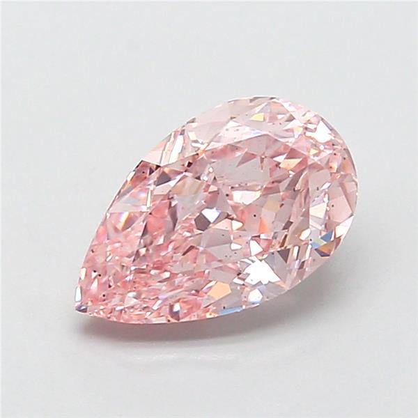 2.01 Ct. Fancy Intense Pink Pear Lab Grown Diamond
