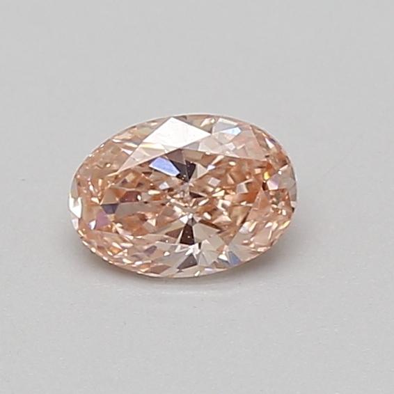 0.41 Ct. Fancy Intense Pink Oval Lab Grown Diamond
