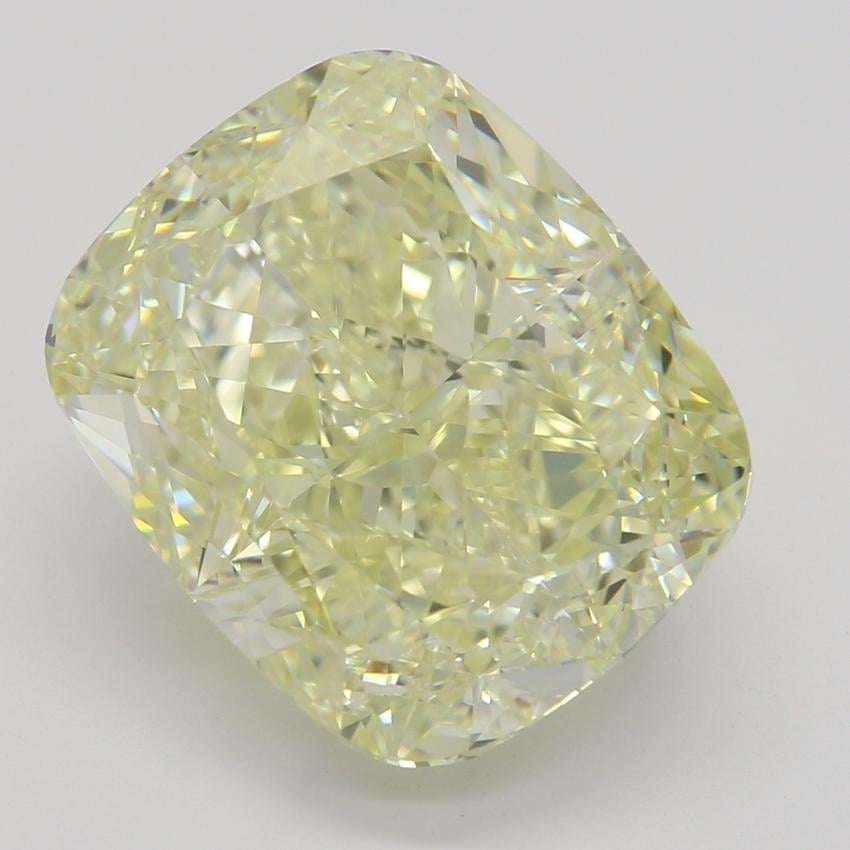 7.23 Ct. Fancy Light Yellow Cushion Diamond