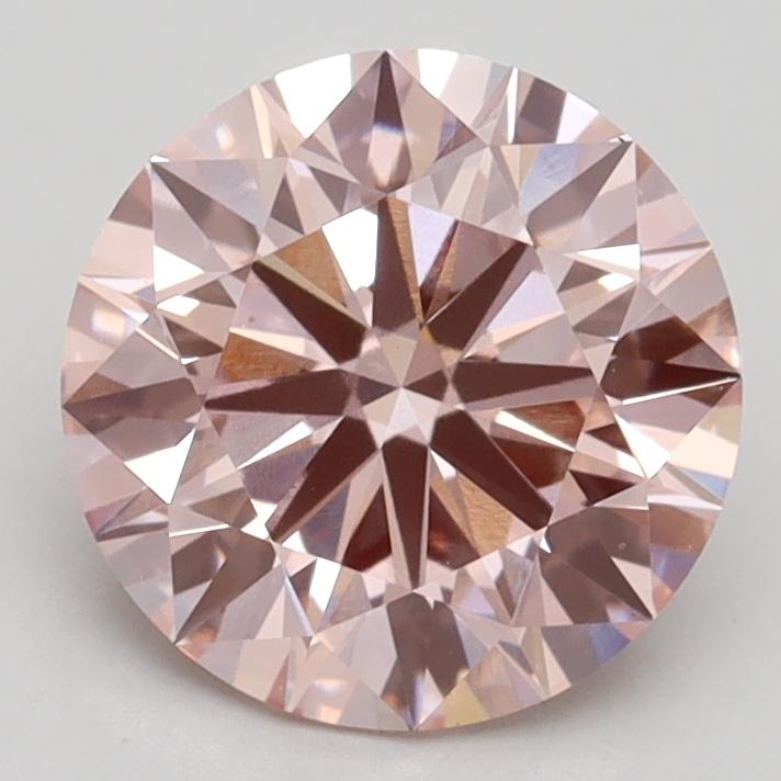 2.14 Ct. Fancy Intense Pink Round Lab Grown Diamond