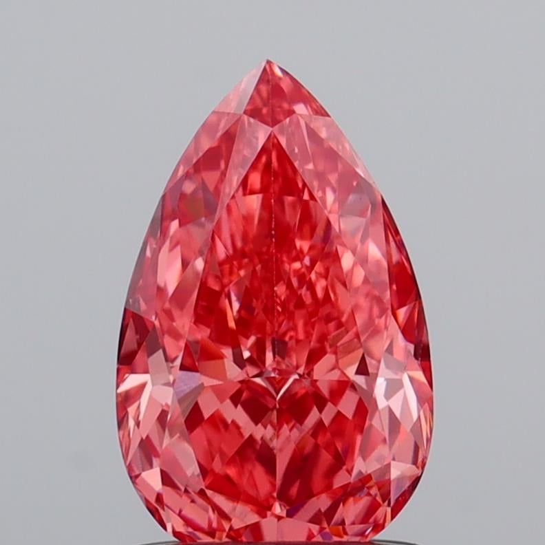 1.06 Ct. Fancy Vivid  Pink Pear Lab Grown Diamond