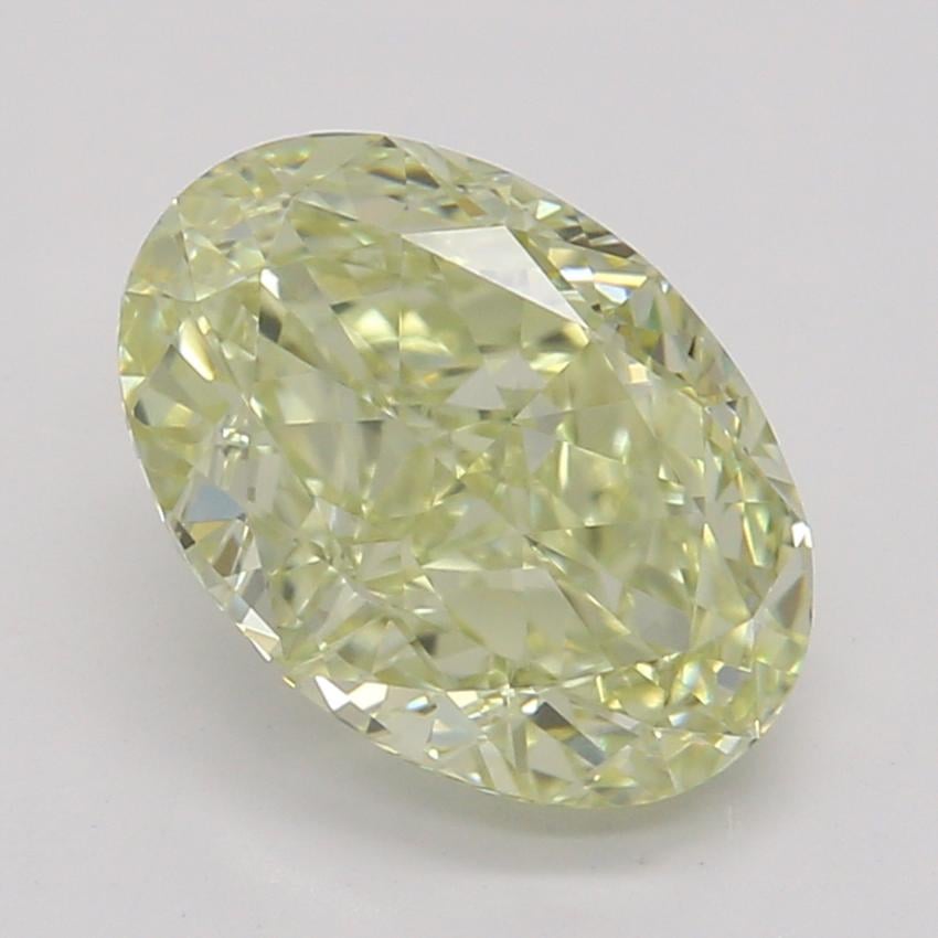 1.22 Ct. Fancy Light Yellow Oval Diamond