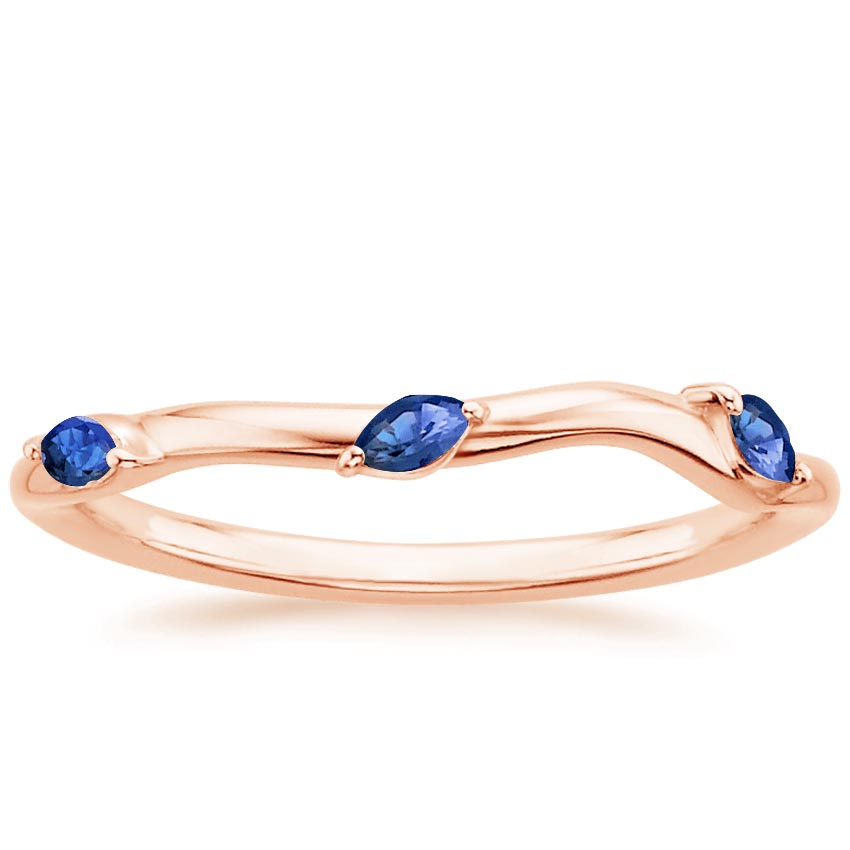 Rose gold diamond engagement ring with surprise diamond details