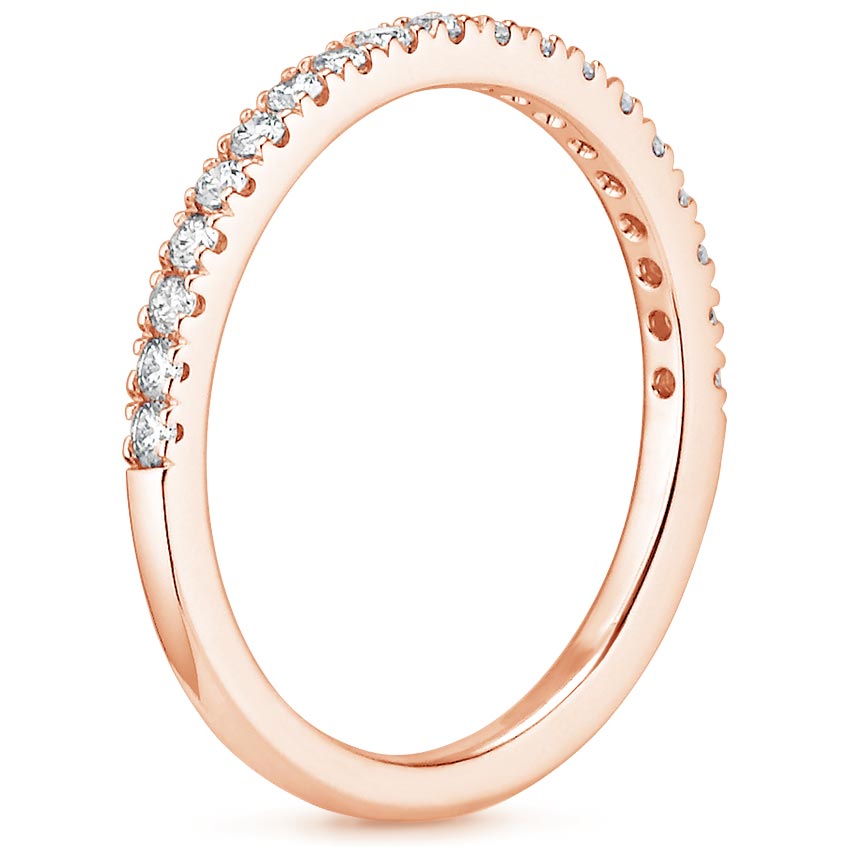 14K Rose Gold Bliss Diamond Ring (1/5 ct. tw.), large side view