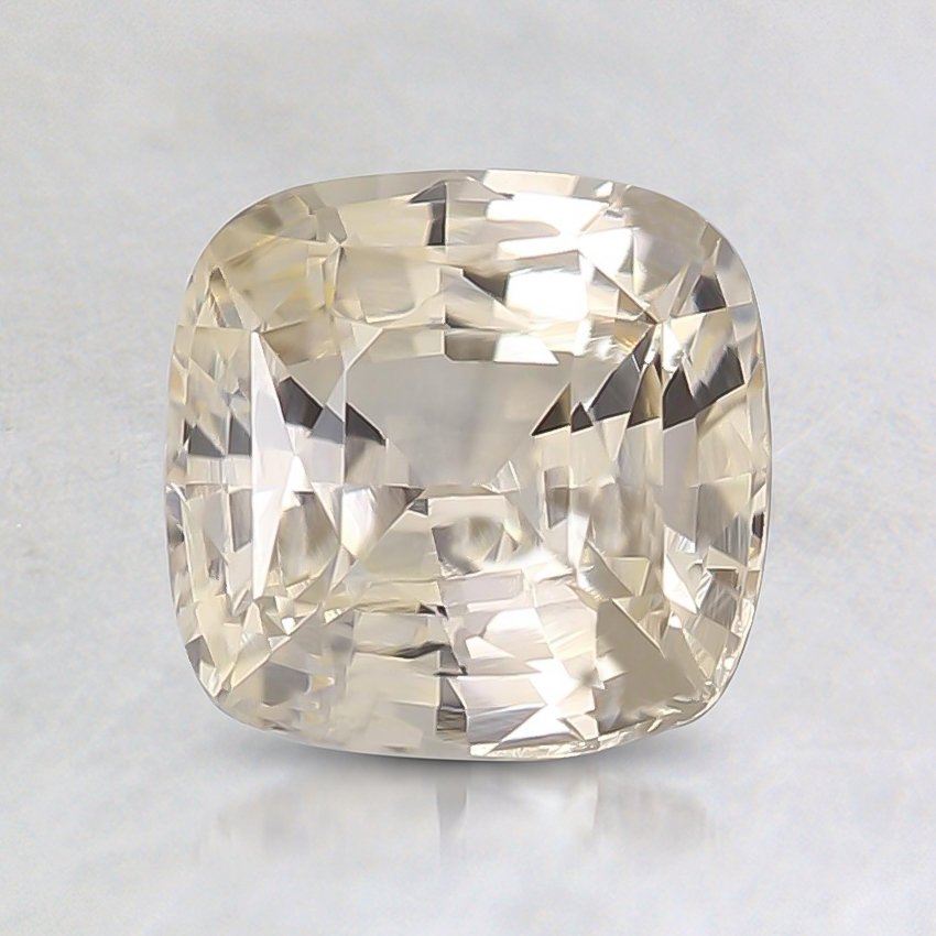 6.6mm Unheated Cushion Peach Sapphire