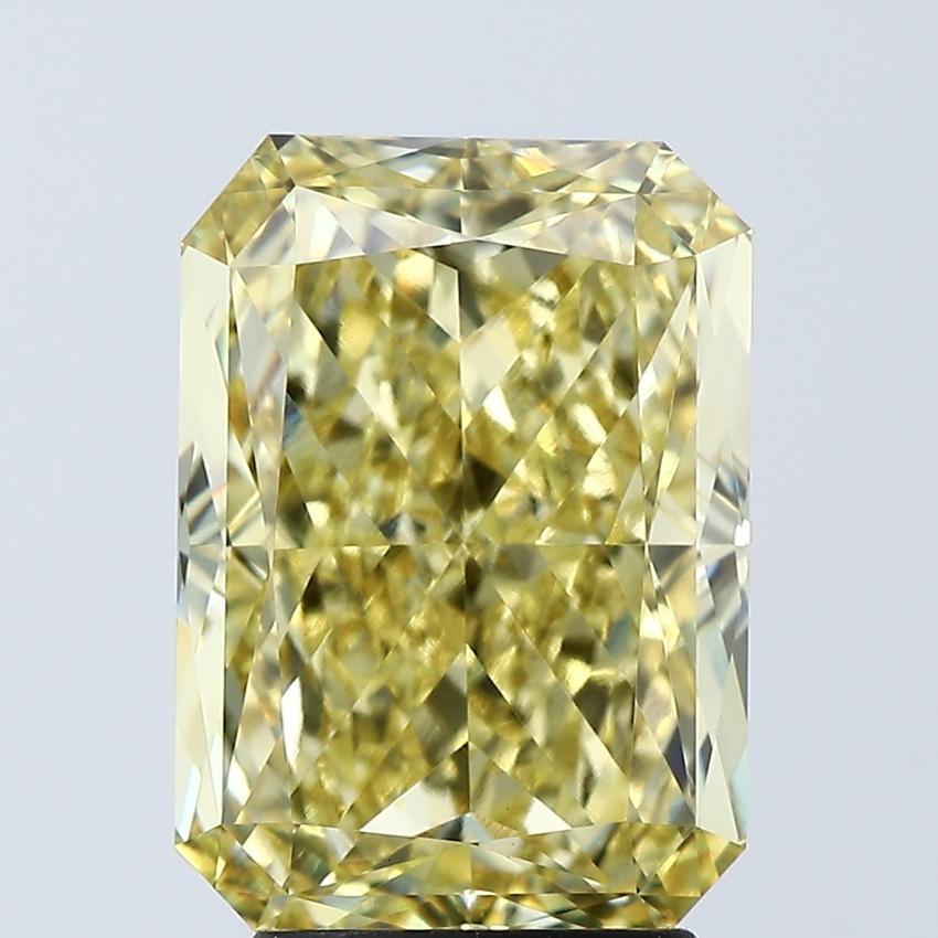 4.08 Ct. Fancy Vivid Yellow Radiant Lab Grown Diamond