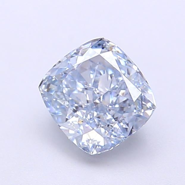 1.15 Ct. Fancy Intense Blue Cushion Lab Grown Diamond