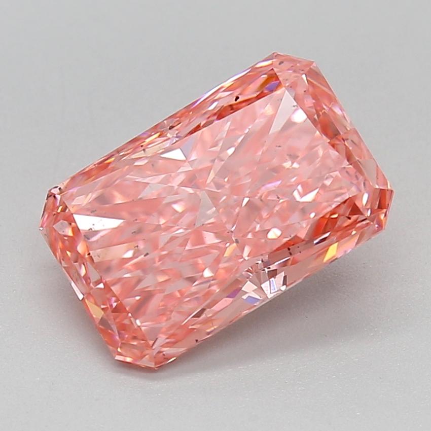 2.04 Ct. Fancy Vivid  Pink Radiant Lab Grown Diamond