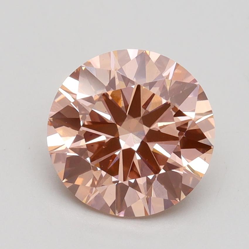 1.84 Ct. Fancy Intense Pink Round Lab Grown Diamond