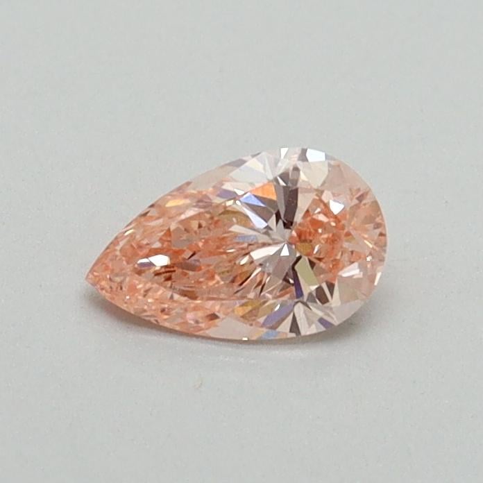 0.30 Ct. Fancy Vivid Pink Pear Lab Grown Diamond