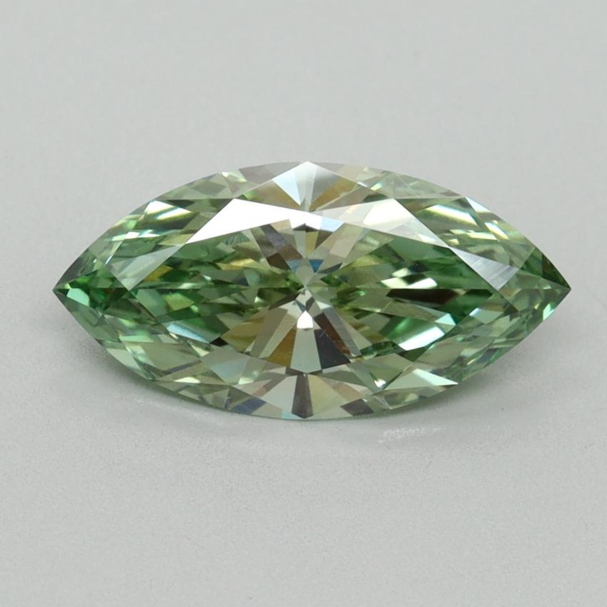 1.56 Ct. Fancy Vivid Green Marquise Lab Grown Diamond
