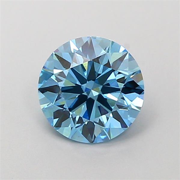 1.18 Ct. Fancy Vivid  Blue Round Lab Grown Diamond
