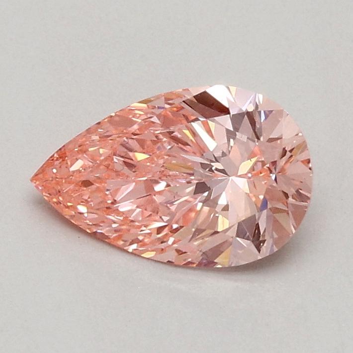 0.50 Ct. Fancy Vivid Pink Pear Lab Grown Diamond