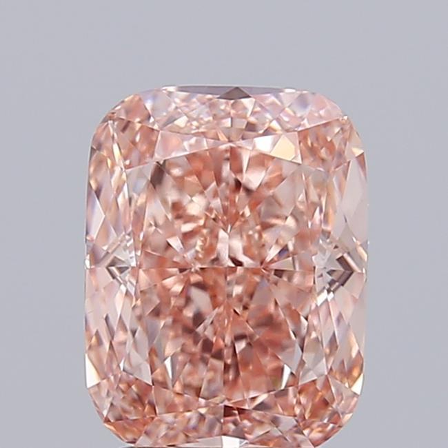 3.01 Ct. Fancy Intense Pink Cushion Lab Grown Diamond