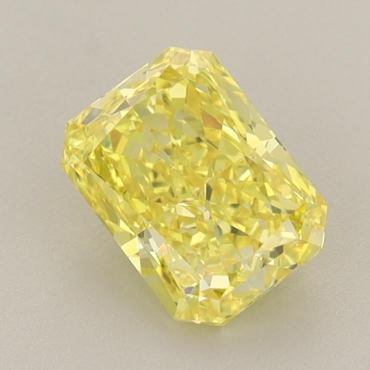 1.28 Ct. Fancy Vivid Yellow Radiant Lab Grown Diamond