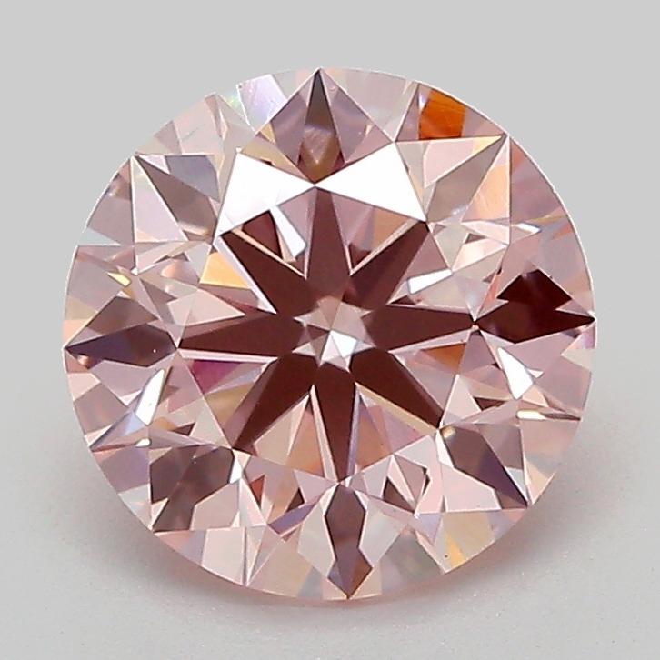 2.13 Ct. Fancy Intense  Pink Round Lab Grown Diamond