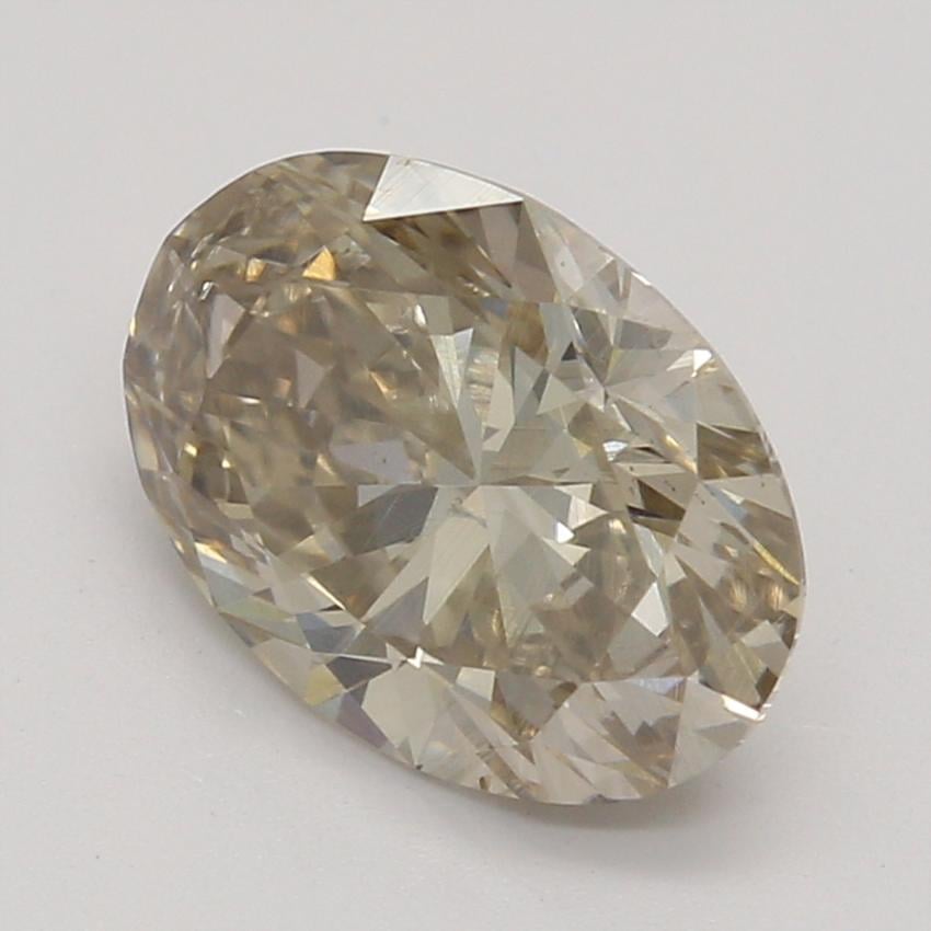 1.00 Ct. Fancy Yellowish Brown Oval Diamond