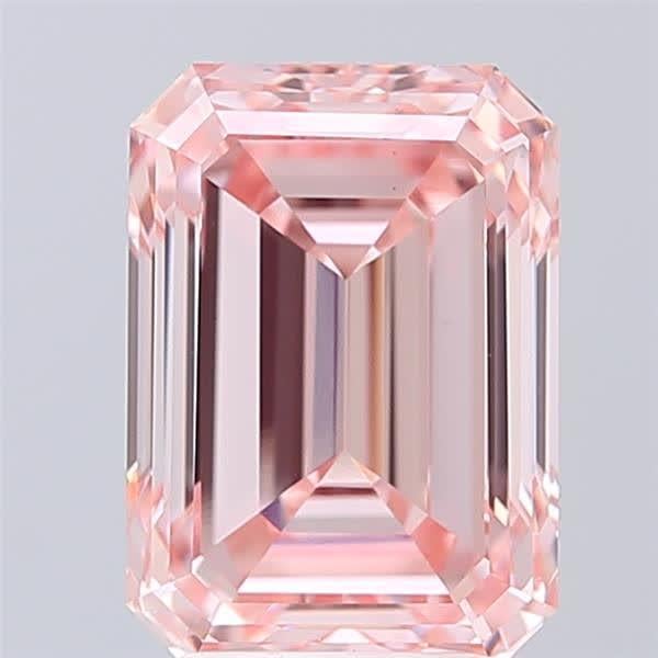 3.85 Ct. Fancy Intense Pink Emerald Lab Grown Diamond