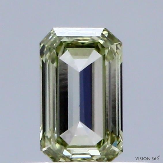 0.43 Ct. Fancy Intense Green Emerald Lab Grown Diamond