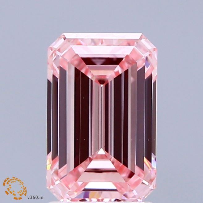2.01 Ct. Fancy Pink Emerald Lab Grown Diamond