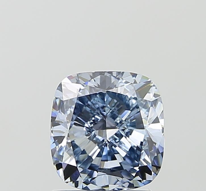 1.85 Ct. Fancy Blue Cushion Lab Grown Diamond