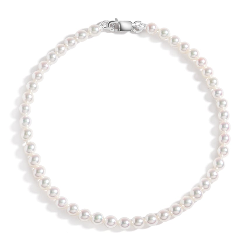 7-8MM White Akoya Cultured Pearl/Alexandrite bracelets necklace earrings set 