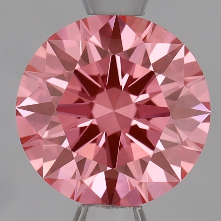1.03 Ct. Fancy Vivid Pink Round Lab Grown Diamond