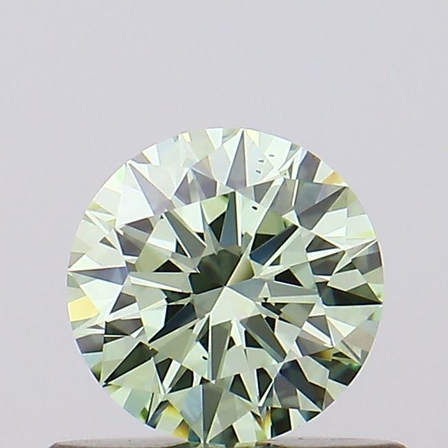 0.50 Ct. Fancy Intense Green Round Lab Grown Diamond