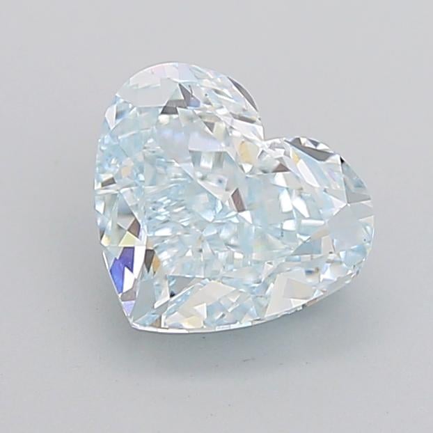2.51 Ct. Fancy Light Blue Heart Lab Grown Diamond