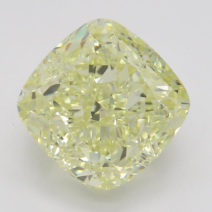 3.77 Ct. Fancy Yellow Cushion Diamond