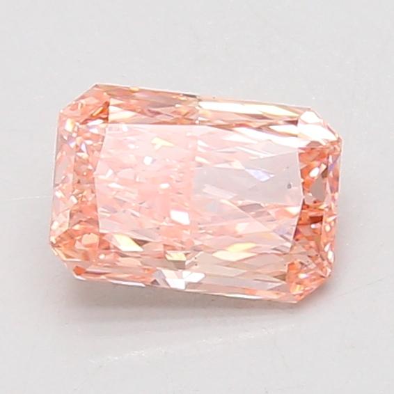 1.07 Ct. Fancy Vivid Pink Radiant Lab Grown Diamond