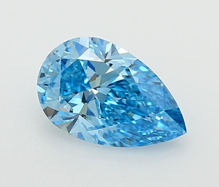 1.00 Ct. Fancy Vivid  Blue Pear Lab Grown Diamond