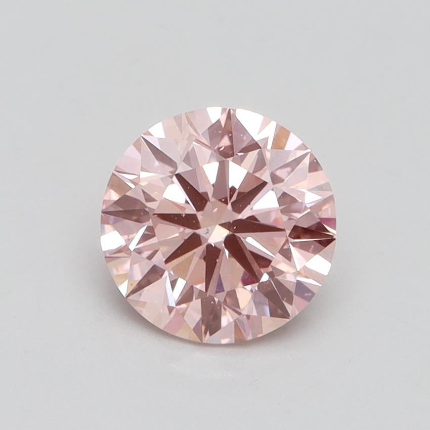 1.30 Ct. Fancy Vivid Pink Round Lab Grown Diamond
