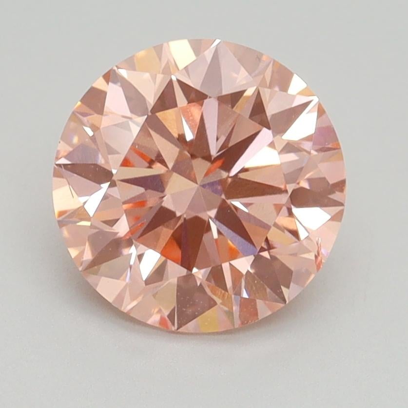 1.94 Ct. Fancy Intense Pink Round Lab Grown Diamond