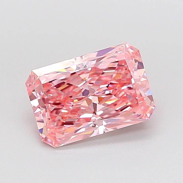 2.20 Ct. Fancy Vivid Pink Radiant Lab Grown Diamond