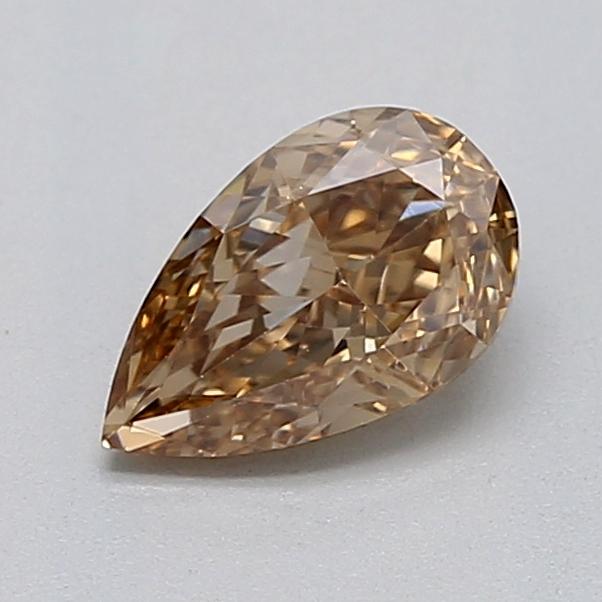 0.51 Ct. Fancy  Brown Pear Lab Grown Diamond