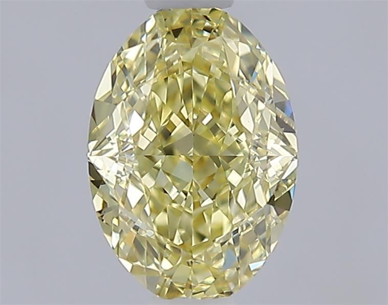 1.12 Ct. Fancy Yellow Oval Lab Grown Diamond