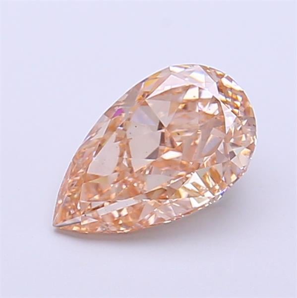 1.22 Ct. Light Brown Pear Lab Grown Diamond