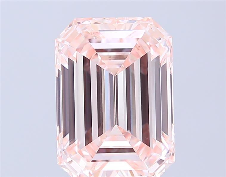 5.07 Ct. Fancy Pink Emerald Lab Grown Diamond