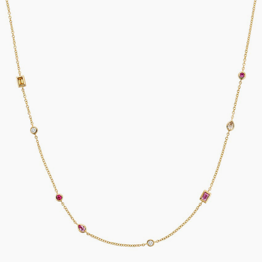 Beautiful ruby necklace cost 1390/